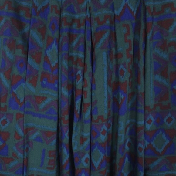 GEIGER AUSTRIA🇦🇹MADE Women Pleated Green Midi Skirt Vintage 90’s Size 38 US 6 - Picture 10 of 12